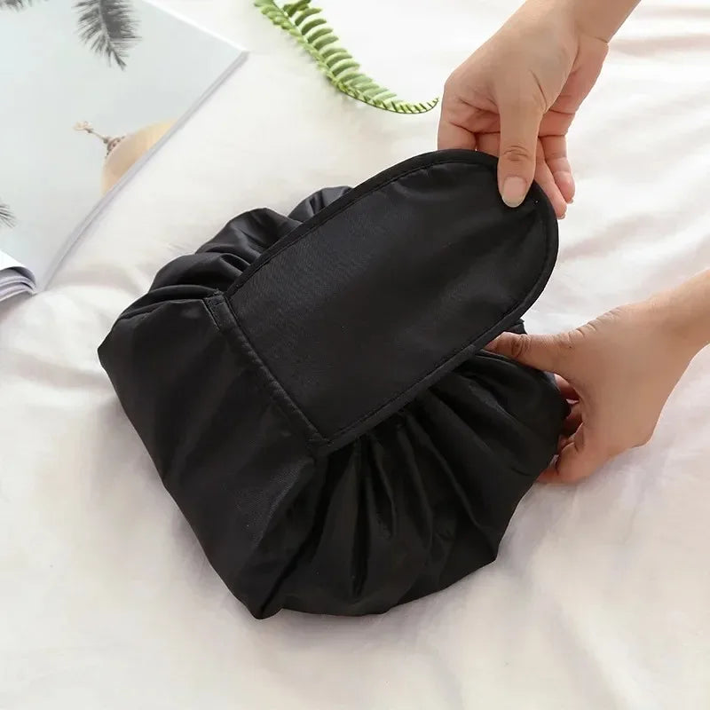 Women Drawstring Cosmetic Bag Travel Storage Makeup Organizer Female