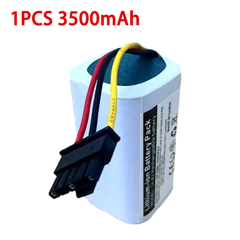 100% New Original 14.4V 12800mAh Rechargeable Li-ion Battery Pack for Xiaomi Mijia Mi Robot Vacuum Mop 2 Lite MJSTL Zpaxo 1PCS 3500mAh