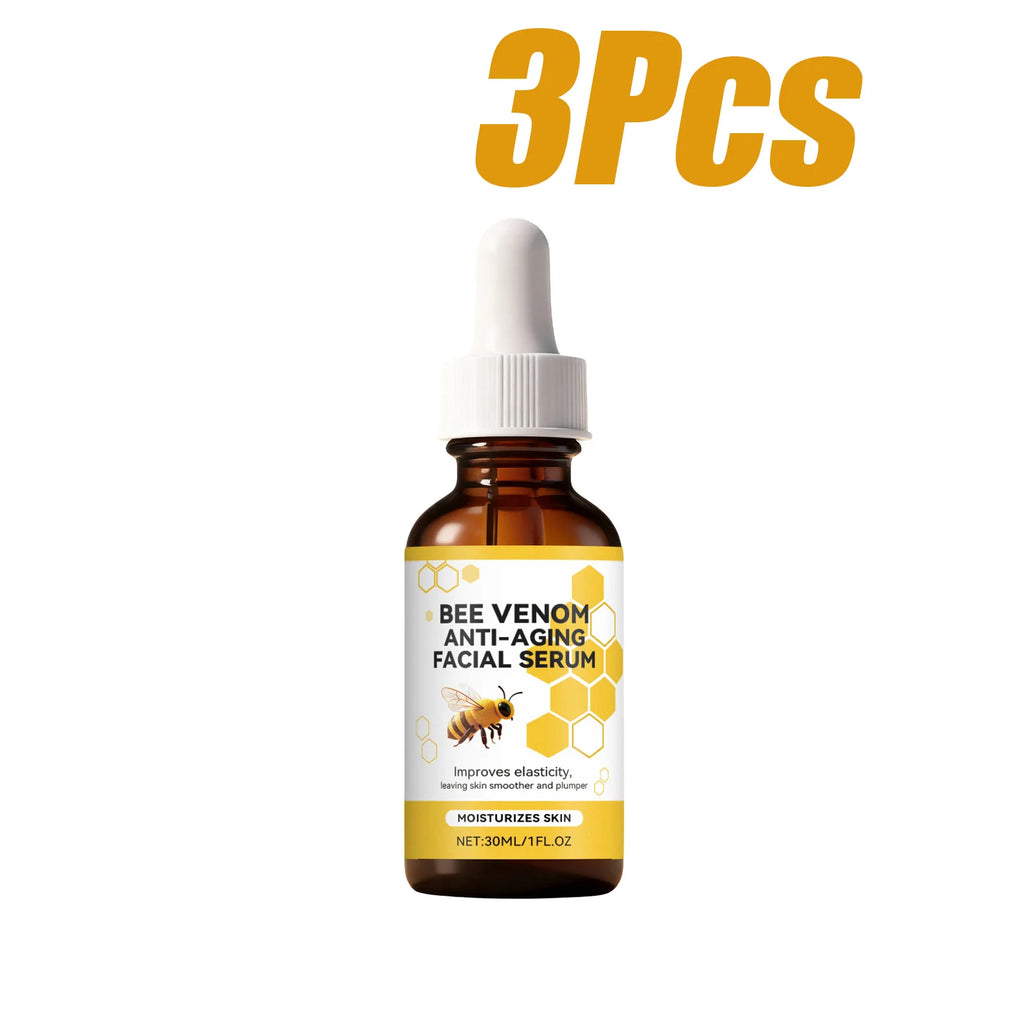 Bee Venom Firming Facial Serum – Anti-Aging & Wrinkles Anti-Aging Face Serum Zpaxo 3 x 30ml Boxed