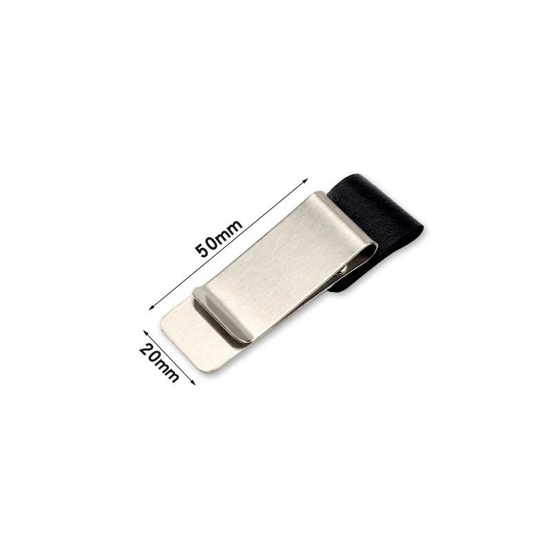 Metal Stainless Steel Pen Clip Retro Holder Notebook Clamp Student Zpaxo C