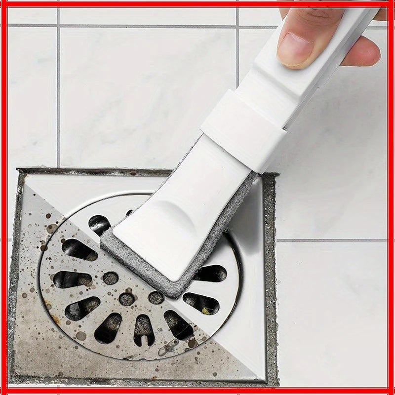 Multipurpose Bathroom Tile Floor Gap Cleaning Brush Window Groove Hand Cleaning Brush Household Wall Corner Kitchen Tool Zpaxo
