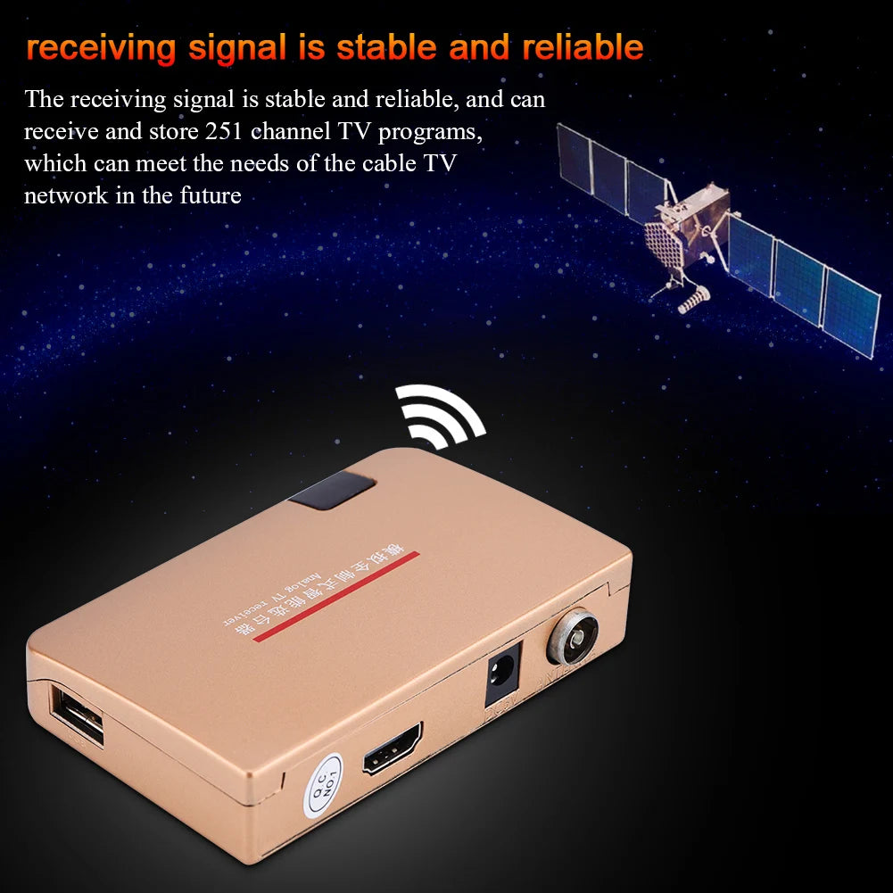 HDMI Converter Adapter Analog RF All Standard TV Receiver Remote