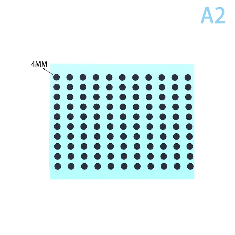 Diameter 3 4 5 Sizes Black Conductive Rubber Pads Keypad Repair IR
