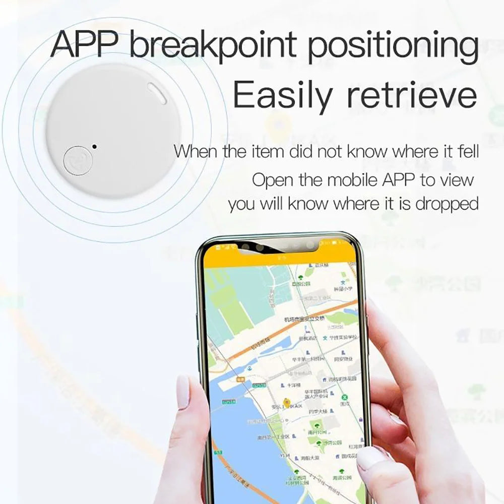 Bluetooth GPS Tracker Mini – Anti-Loss Finder for Keys & Pets Bluetooth GPS Tracker Zpaxo