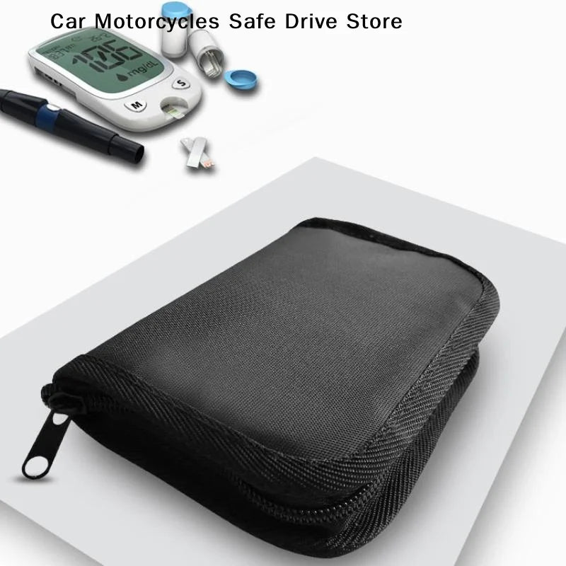 M1pc Glucose Monitor Pouch Eva Blood Meter Storage Bag Glucometer