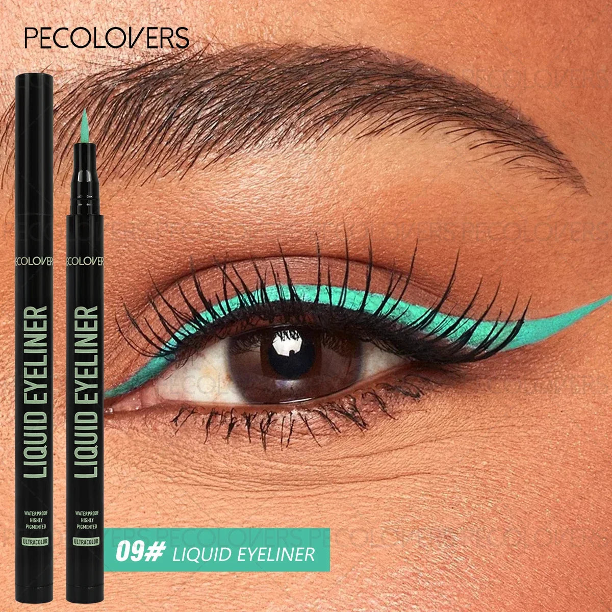 1PC Waterproof Liquid Eyeliner - No-Smudge, Long-Lasting Smooth Application, Rich In Colors, Creating A Charming Daily Makeup Zpaxo 09