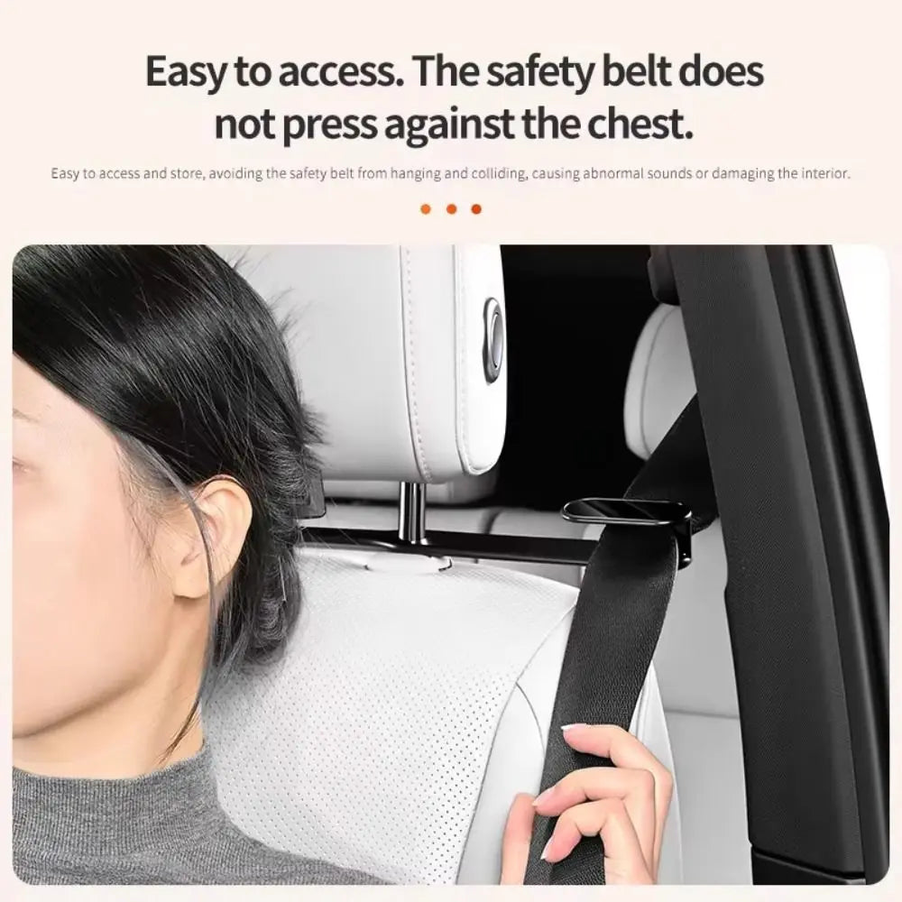 Universal Fit Car Seat Belt Extension Anti-rattle Auto Fixator Avoid Zpaxo