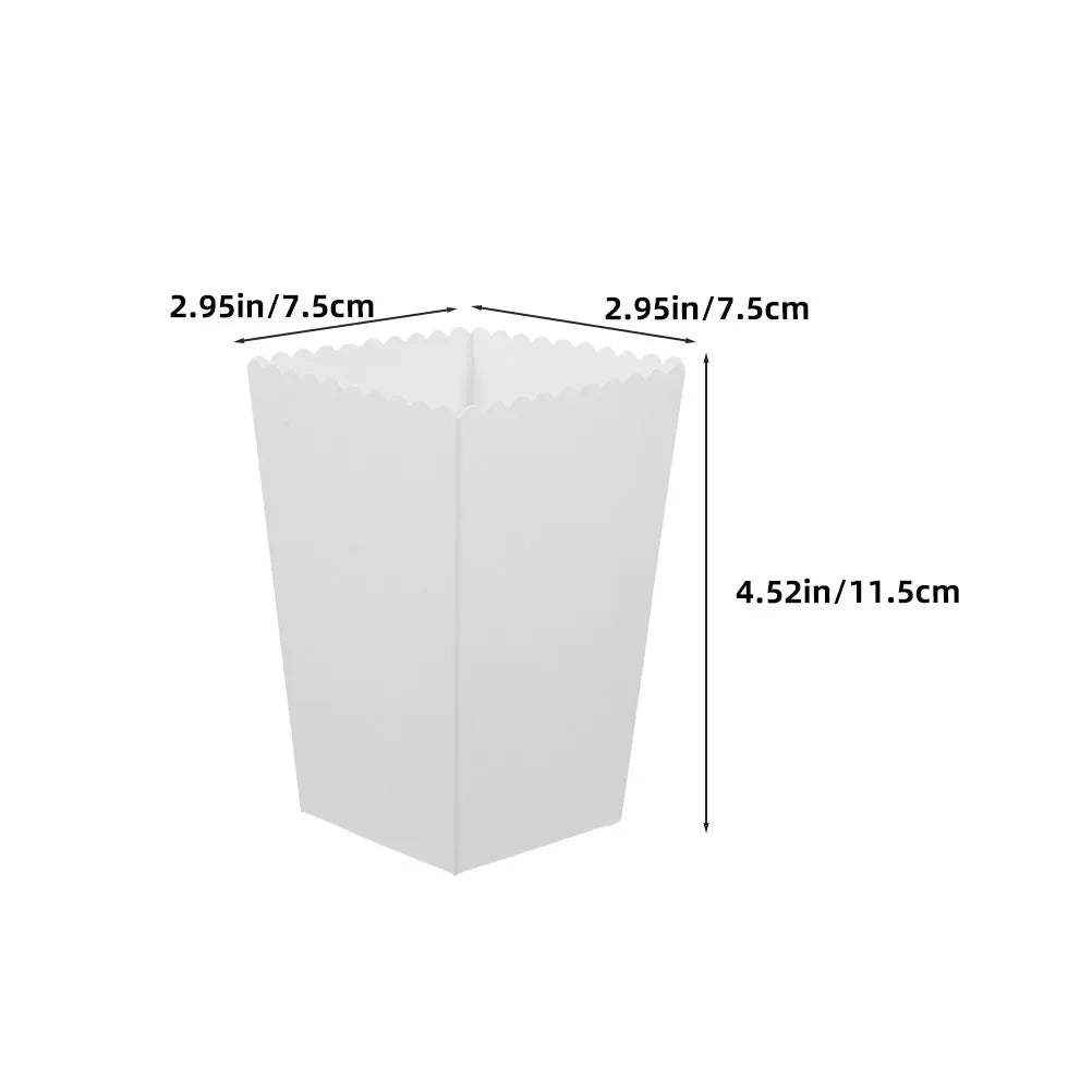 Food Takeout Boxes Small Popcorn Bucket Paper Bulk Party Movie Night