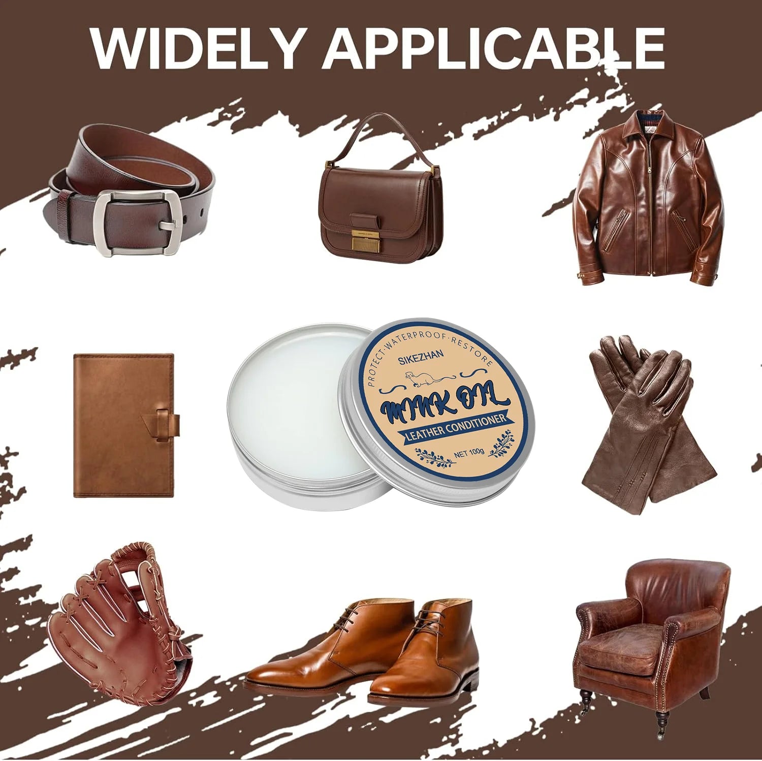 Leather Care Cream – Shoe Polish Jacket Conditioner, Nourish,Renovation Protect Leather Shoes and Coats Maintenance Tools Zpaxo