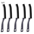 Durable Grout Gap Cleaning Brush Kitchen Toilet Tile Joints Dead Angle Hard Bristle Cleaner Brushes For Shower Floor Line 5/1Pcs Zpaxo Black- 5PC