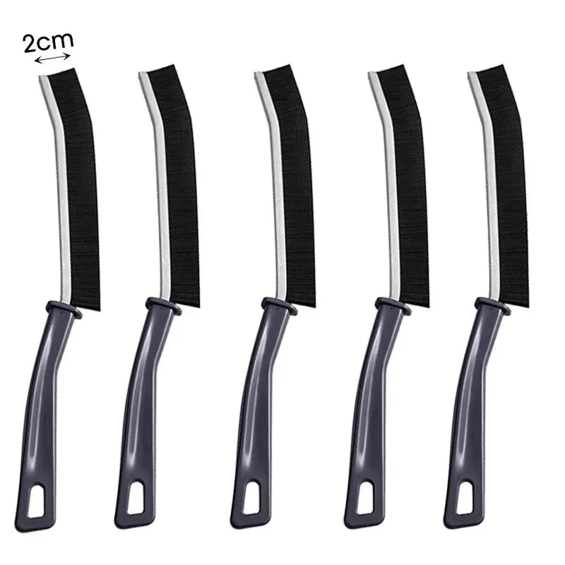 Durable Grout Gap Cleaning Brush Kitchen Toilet Tile Joints Dead Angle Hard Bristle Cleaner Brushes For Shower Floor Line 5/1Pcs Zpaxo Black- 5PC