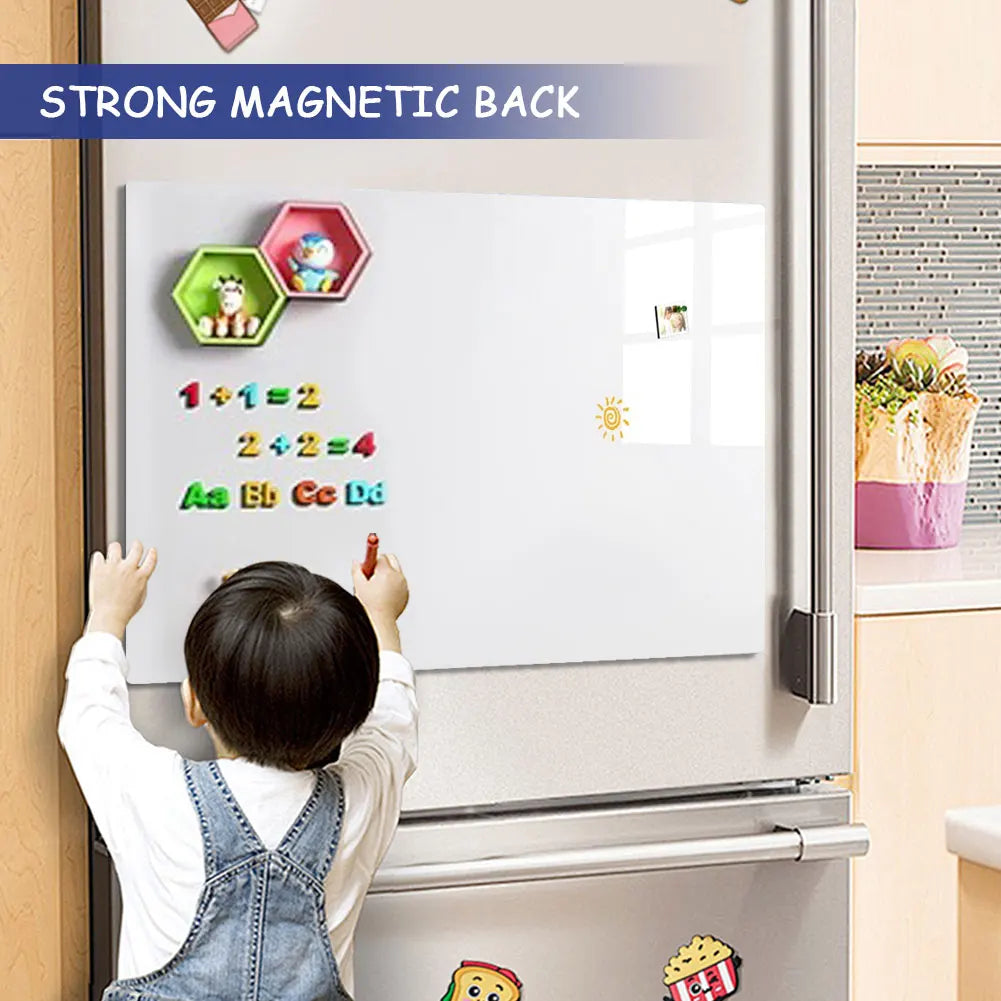 Magnetic Whiteboard Contact Paper Include Marker Magnet Eraser Stick
