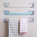 Sturdy No-perforation Self-adhesive Towel Rack Small Bathroom