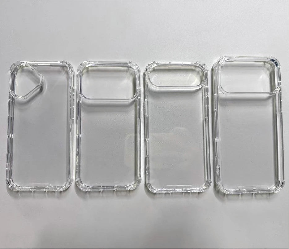 Suitable Apple 17 Max Four Corner Anti Drop Transparent Protective