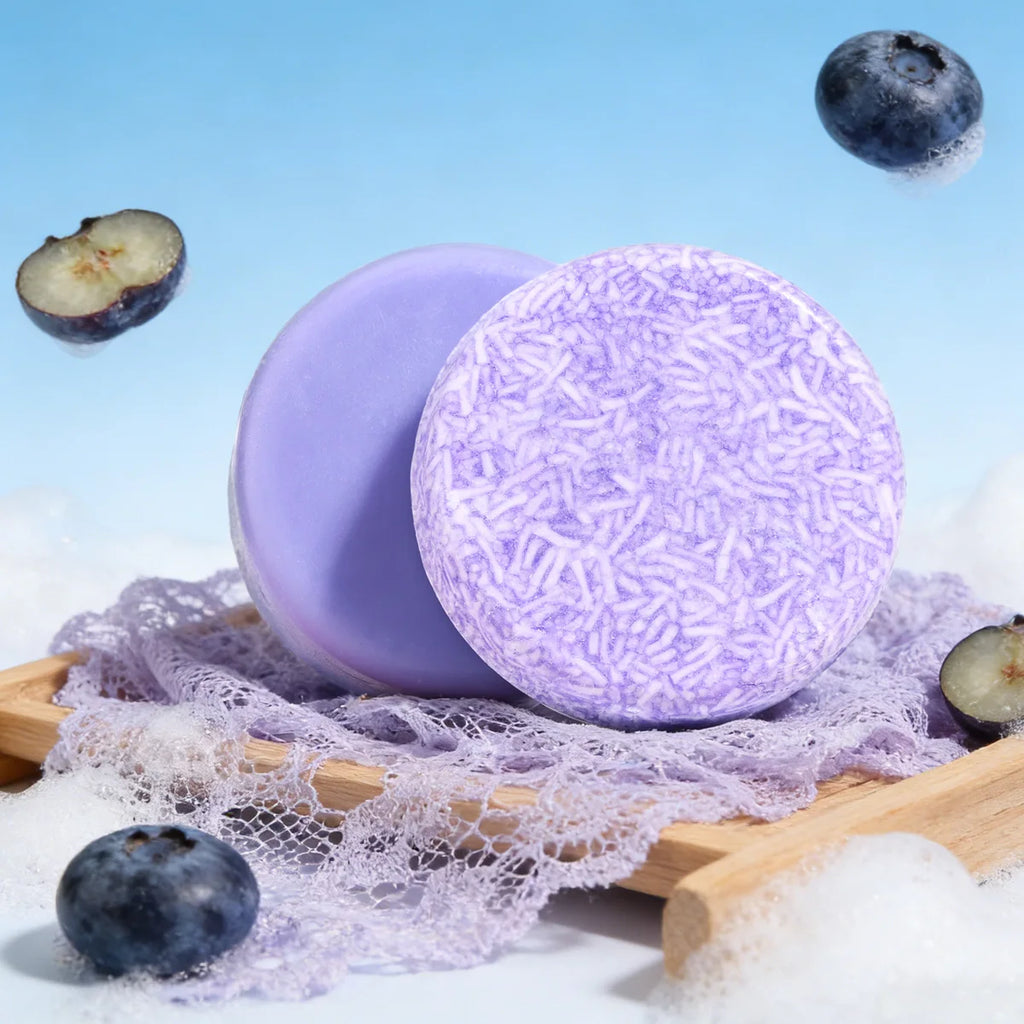 Cherry Glycerin Shampoo Bar – Silicone-Free Plant-Based 60g Solid Shampoo Bar Zpaxo