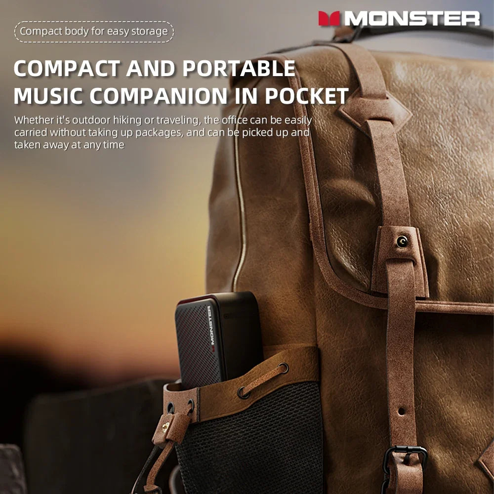 Monster DS01 Outdoor Portable Wireless Speaker BT V6 0 IP67