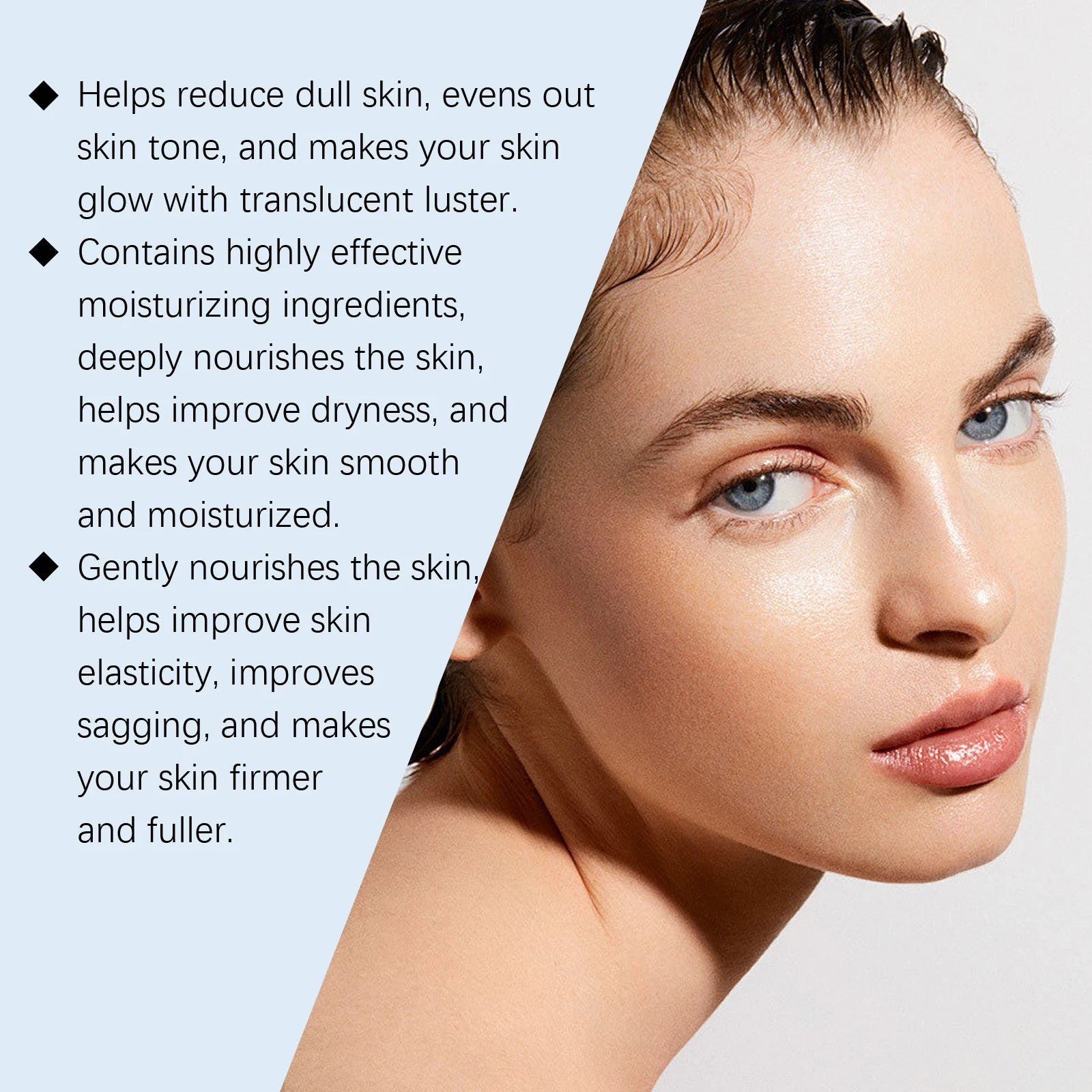 Hoygi 30ml Hyaluronic Plumping Serum Intense Hydration and Skin Firming Glycerin Moisture Lock Fragrance Free For All Skin Types Zpaxo