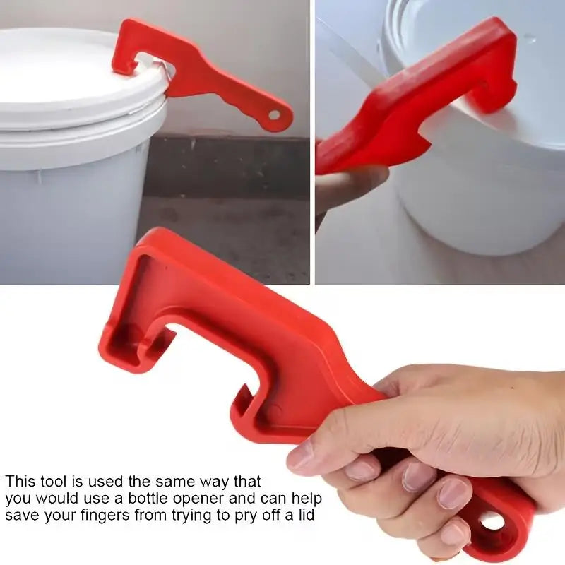 1pcs Plastic 5-Gallon Paint Can Opener – Lightweight Durable Wrench, Easy Grip for Home & Industrial Use Zpaxo