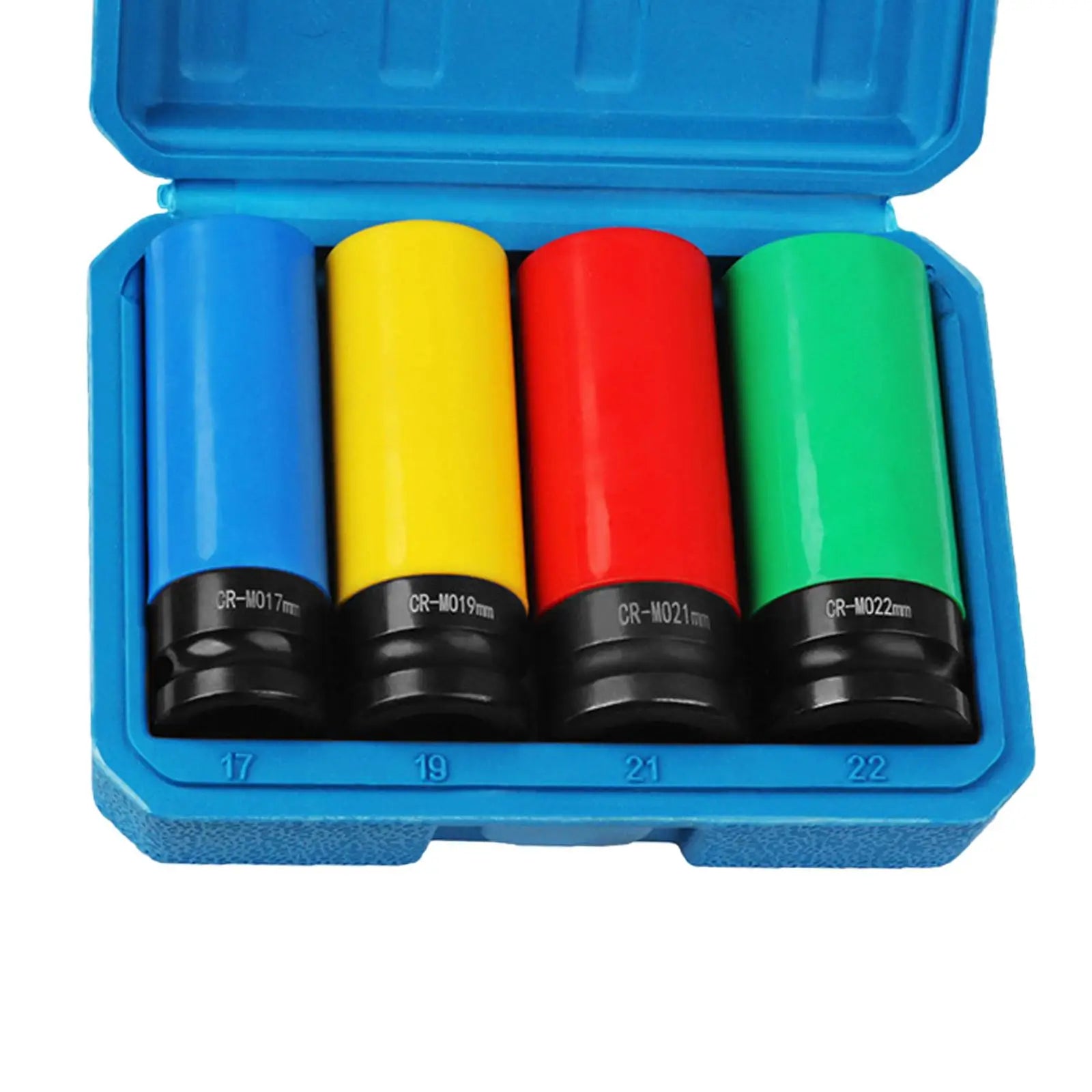 Wheel Socket Set Wheel Protector Impact Socket with Storage Case 1/2 inch Drive Thin Socket Set for Men Husband Dad durable Zpaxo 4 piece kit