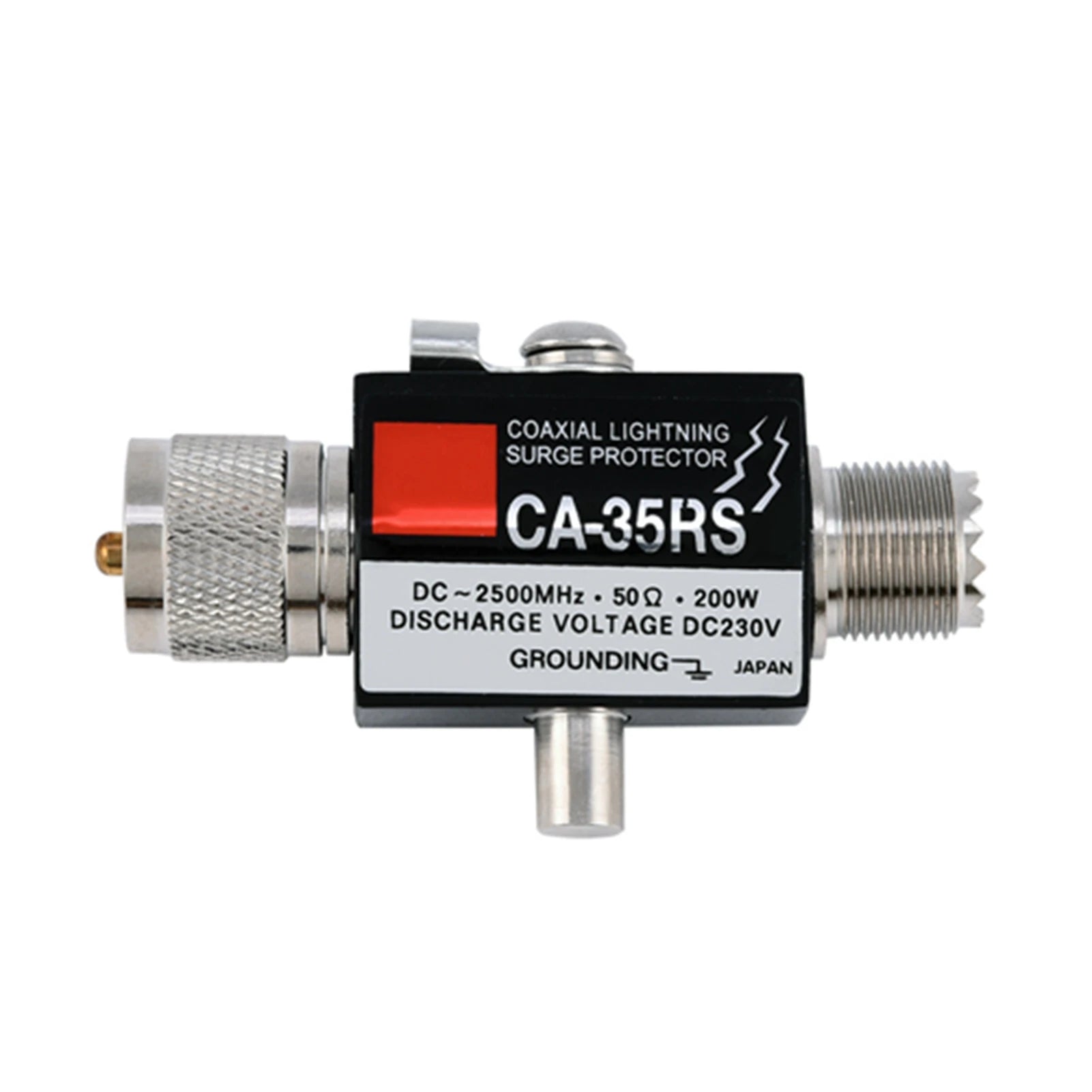 Lightning Surge Protector Male to Female UHF Antenna Lightning Arrestor CA-35RS Coaxial Lightning Surge Protector Arrester Zpaxo