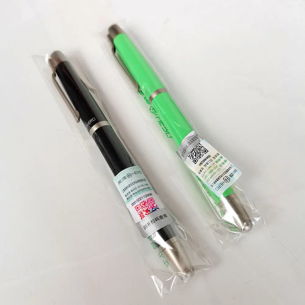 Hero 9336 Fountain Pen With EF Nib Writing, Smooth Green Metal Rod, Student Practice, Business Office Stationery Zpaxo
