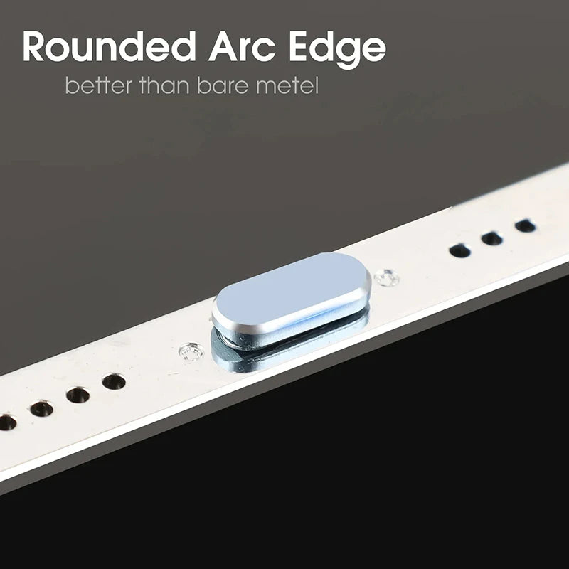 2-10PCS Aluminum Alloy Anti Dust Plug for IPhone 14 13 12 11 Pro Max 8 Plus IPad AirPods Apple Series Lightning 8-pin Port Cover Zpaxo