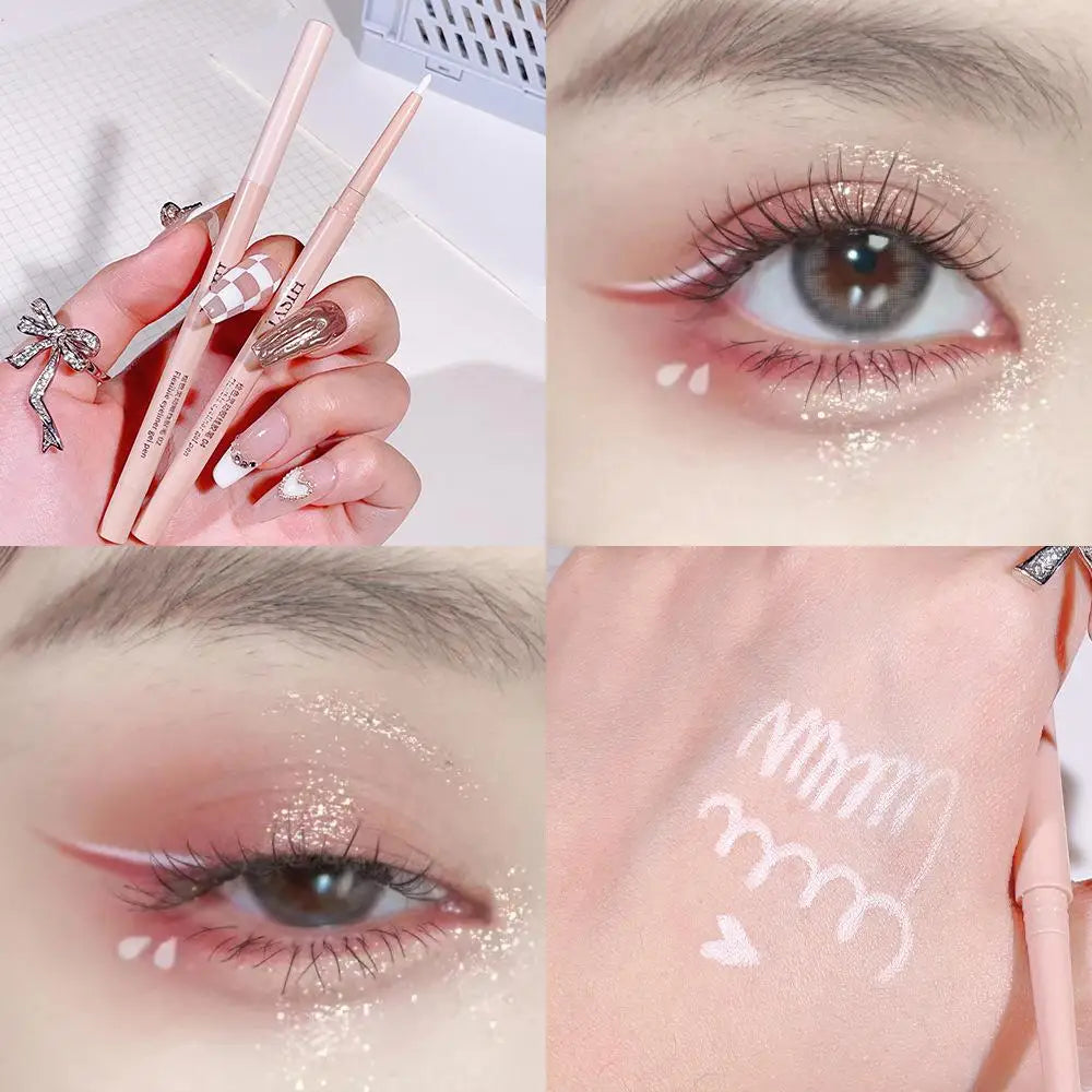 Ultra-thin Matte Red Brown Eyeliner Gel Pencil Long Lasting Quick Dry Zpaxo 04