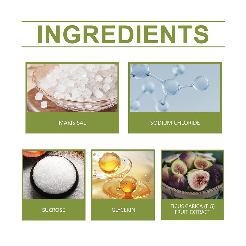 EELHOE Green Fig Sugar Scrub Gentle Exfoliation Smooth Skin Deeply Moisturize Improve Skin Elasticity Fresh Fruity Aroma 120g Zpaxo
