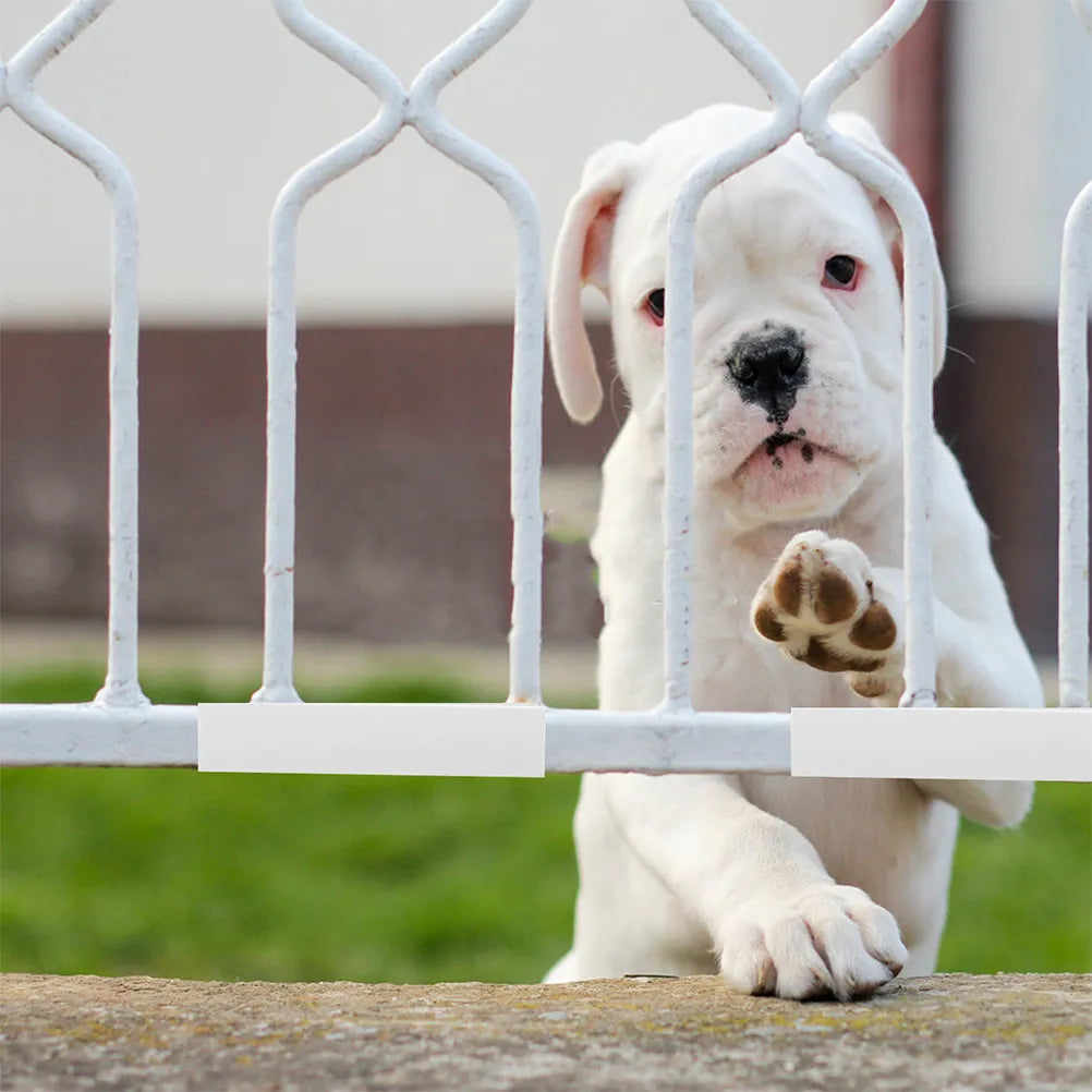 Sturdy U-shaped Dog Gate Support Feet Groove Fittings Pet Barrier