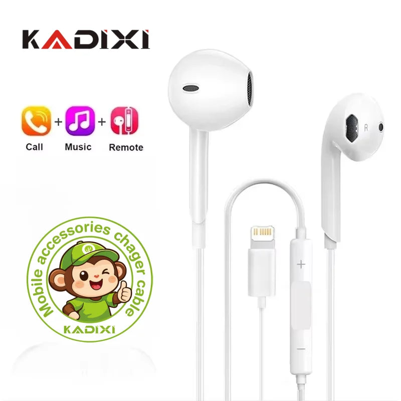 Headphones Iphone 15 14 11 12 13 Max Earphones XR X XS 8 Bluetooth Zpaxo For iOS Jack
