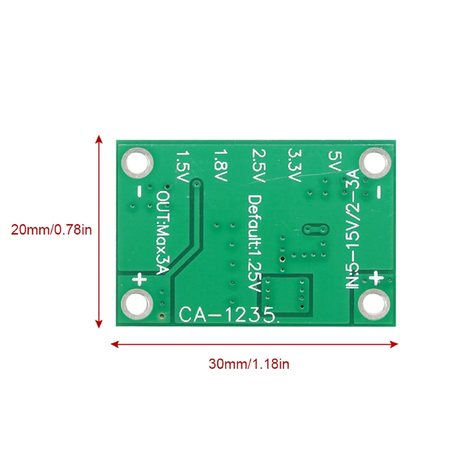CA1235 Adjustable Power Module CA-1235 Buck 1 25V 5V 2 3 3V Output