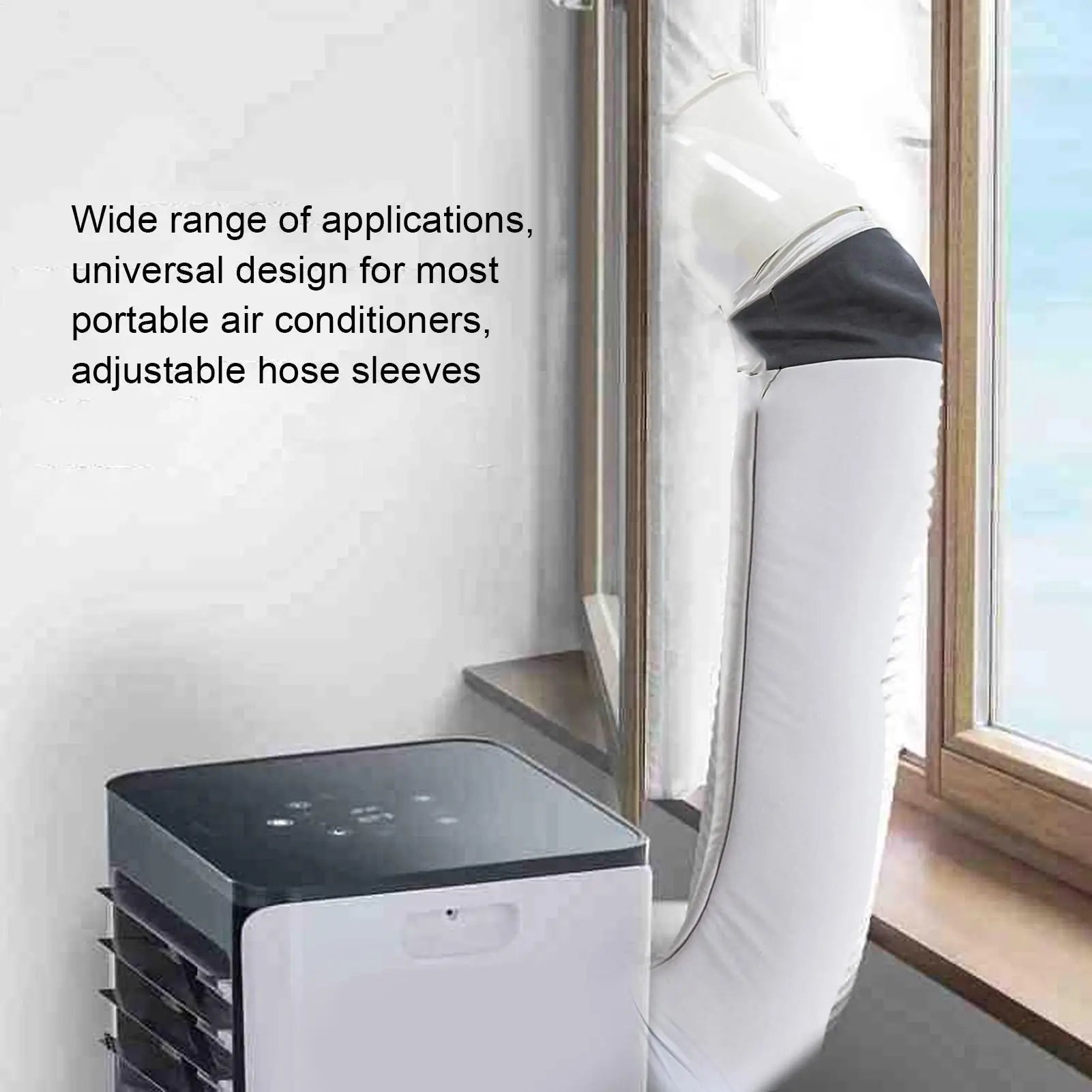 Home Air Conditioner Hose Cover Insulation Sleeve Reusable Outlet