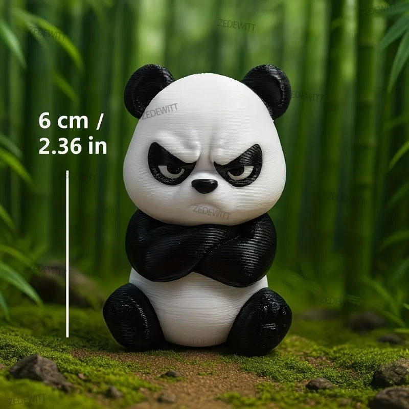 Cute Panda Sculpture Ornament – Home, Desk & Car Decor Gift