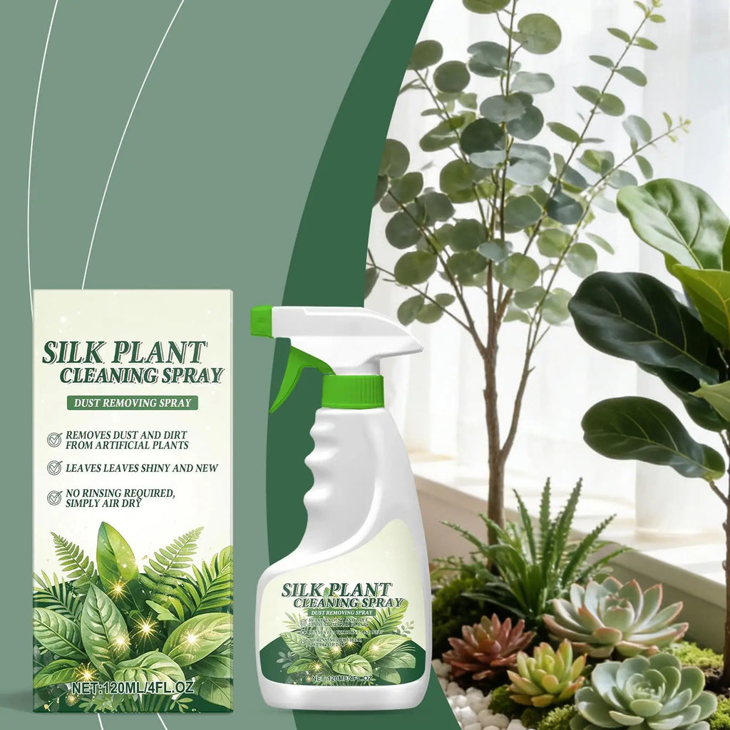 Silk Plant Cleaner Fake Flower Cleaning Spray Faux Dust Remover