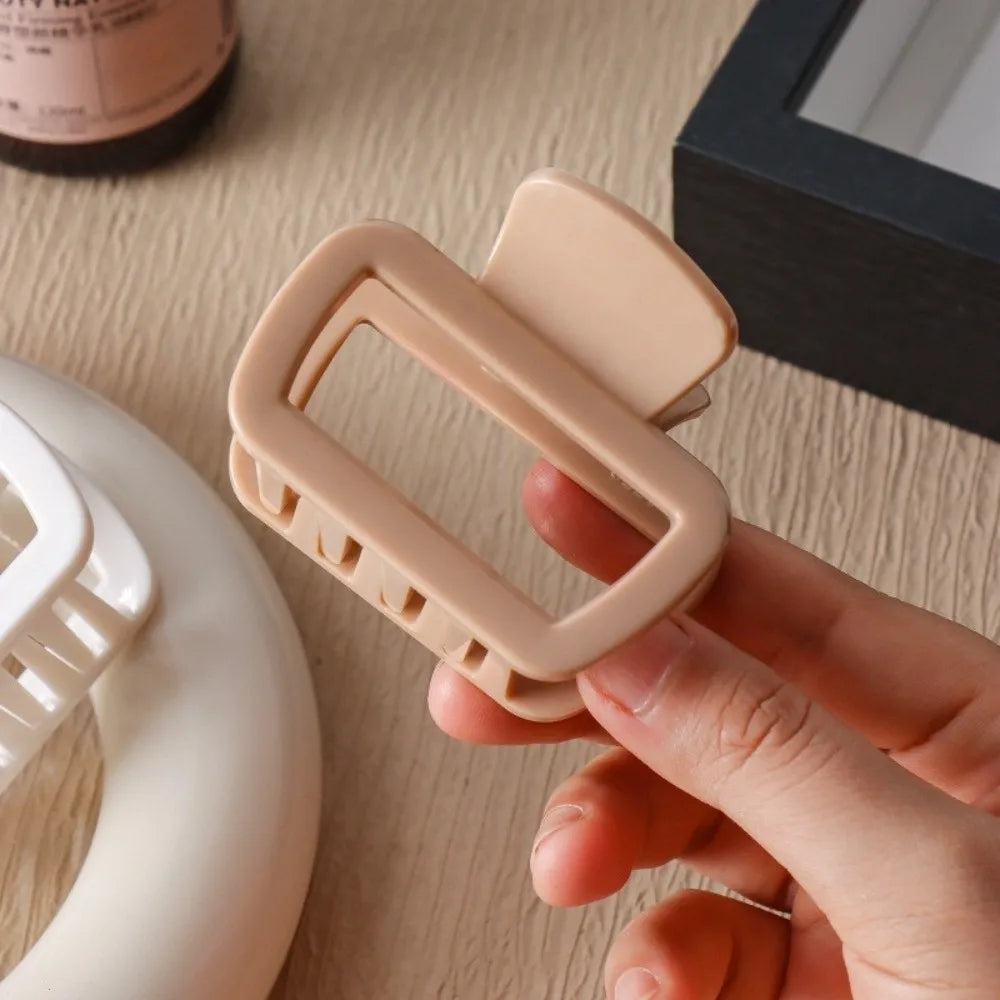 Flexible Unsnappable Hair Claw Clips Soft Silicone Non-Slip Shark Clip Anti Collision Protection Comfortable Ponytail Hairpins Zpaxo