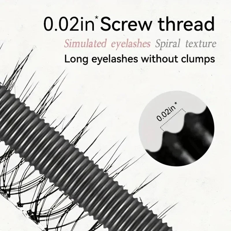 Steel Tube Mascara-special Spiral Brush Waterproof Long Lasting Silk