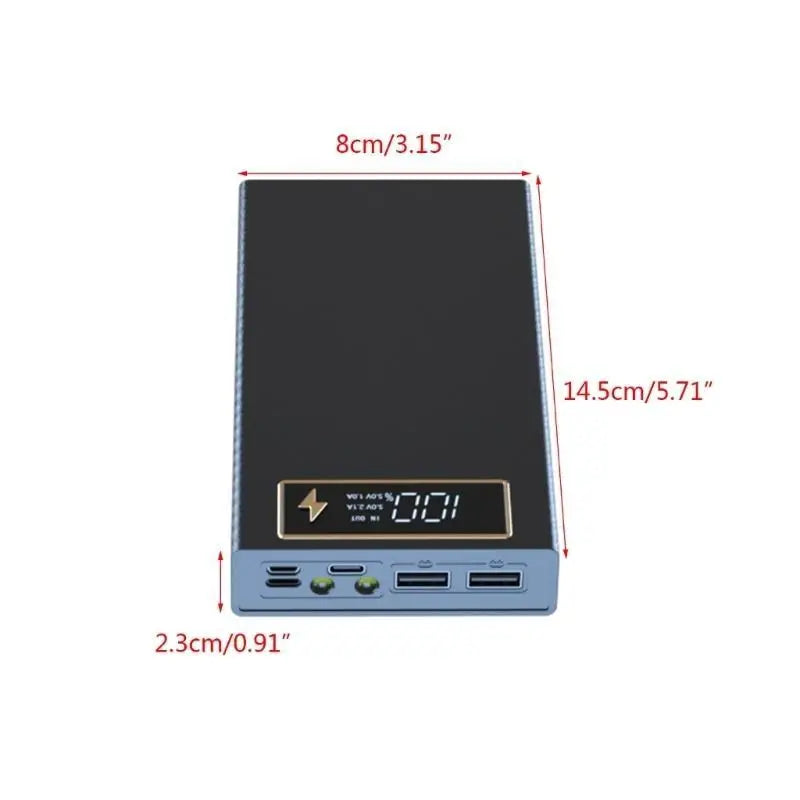 652F Battery Holder Box DIY Case Support Wireless Quick Zpaxo