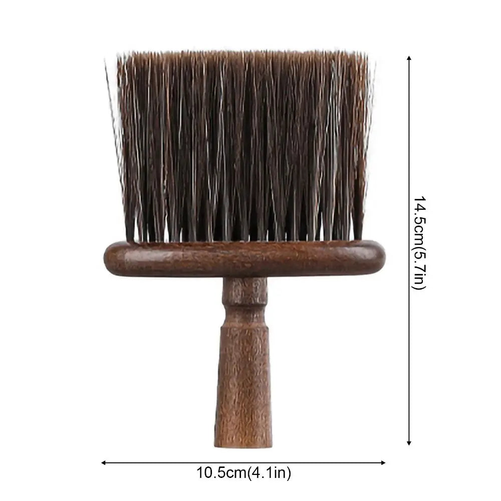 Wooden Coffee Cleaning Brush Soft Bristles Multifunctional Keyboard Brush Powder Dusting Crank Handle Dust Removal Brush Zpaxo