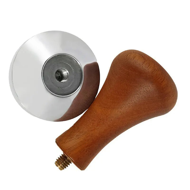 Espresso Coffee Tamper 51/53/58mm – Aluminum & Wood Handle Espresso Coffee Tamper Zpaxo