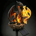 Dragon Solar Lights Outdoor Garden Decor Sculpture Lighting Sidewalk
