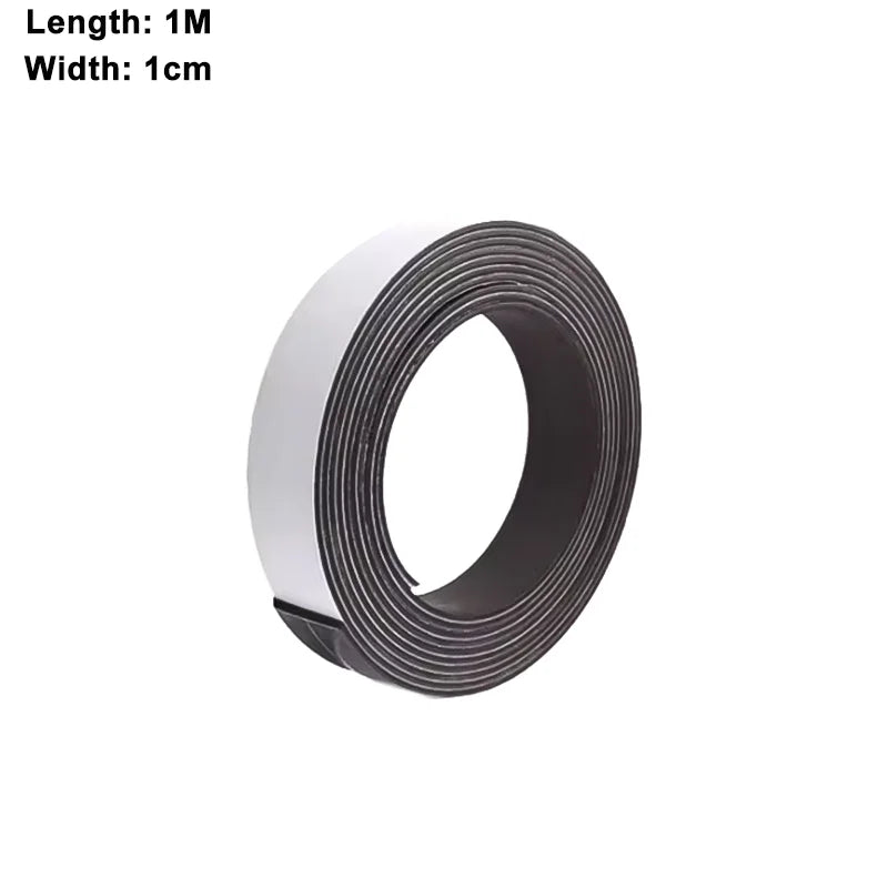 1M Self Adhesive Magnetic Strips Strong Tape Flexible Magnet Strip