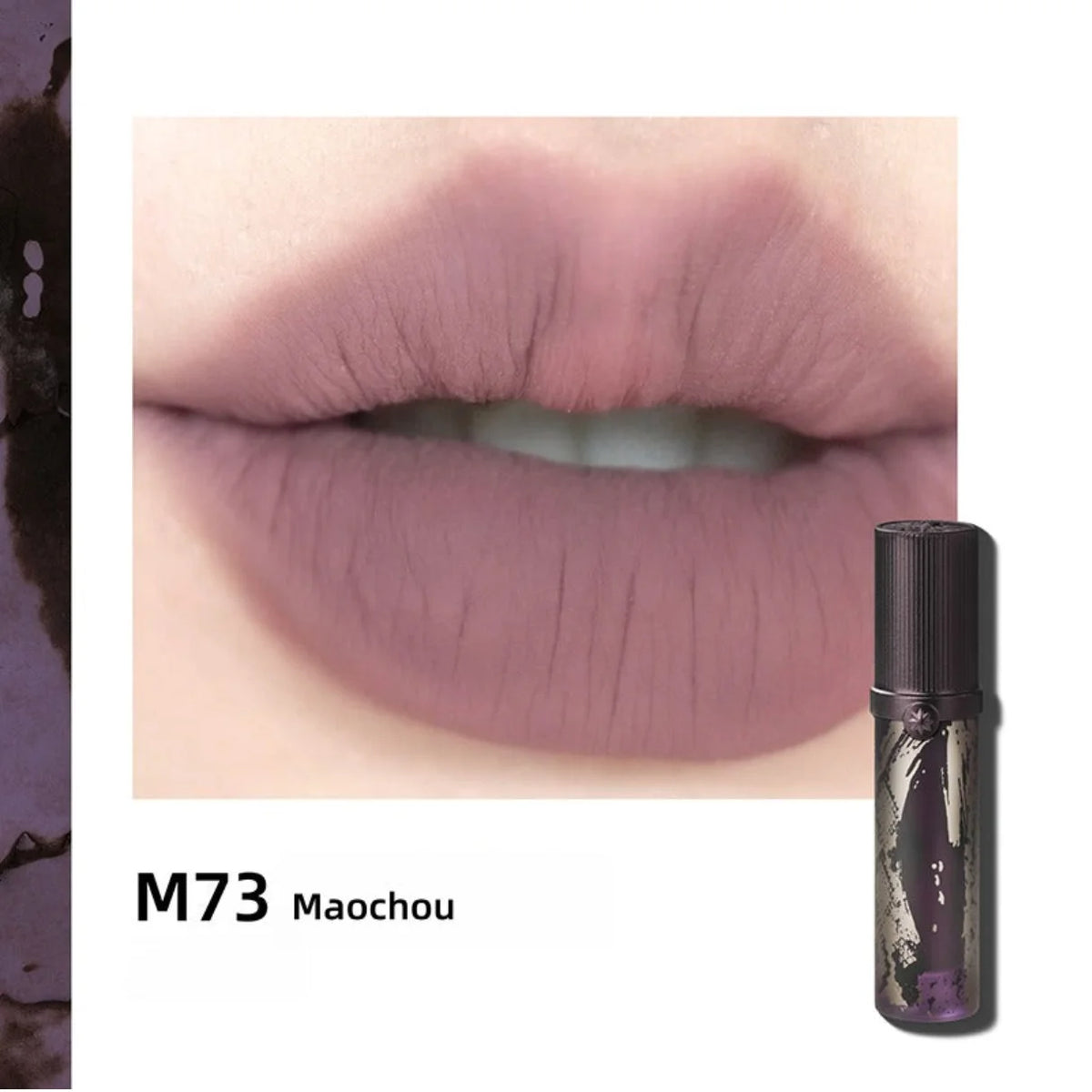 Girlcult MARTIAL WORLD LIPSTICK Lip Cream Mud Thin Matte Soft Mist Zpaxo M73