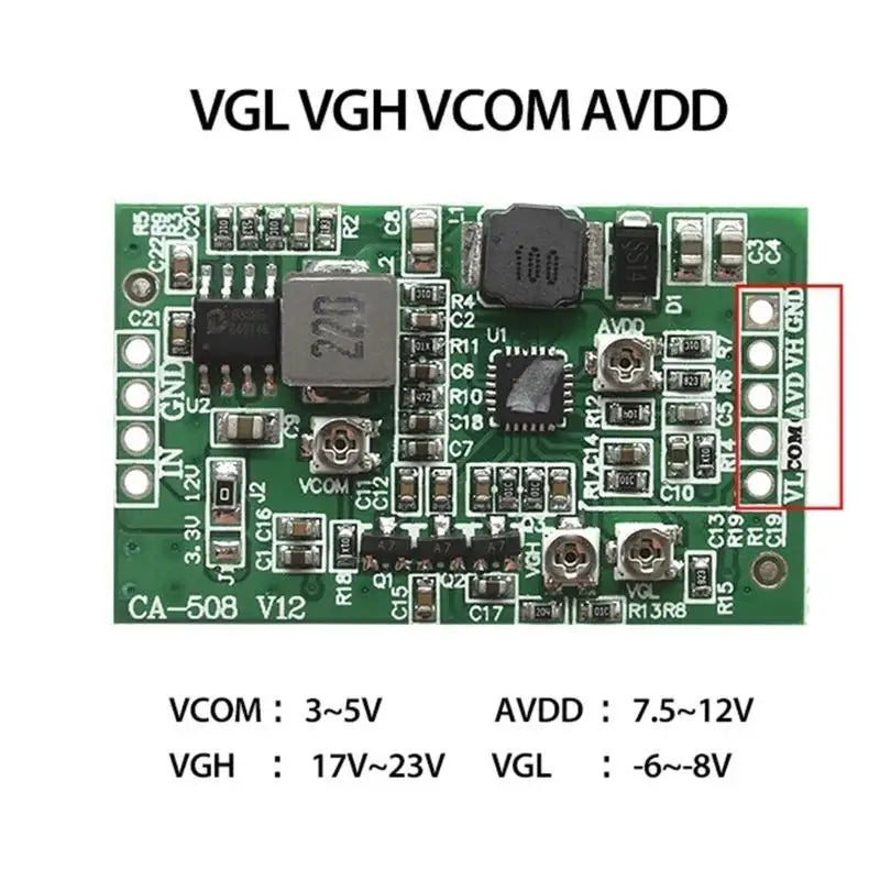 652F Step Up TCON Board LCD Screen 3 5V 4-Channel Output CA-408 CA-508 Zpaxo