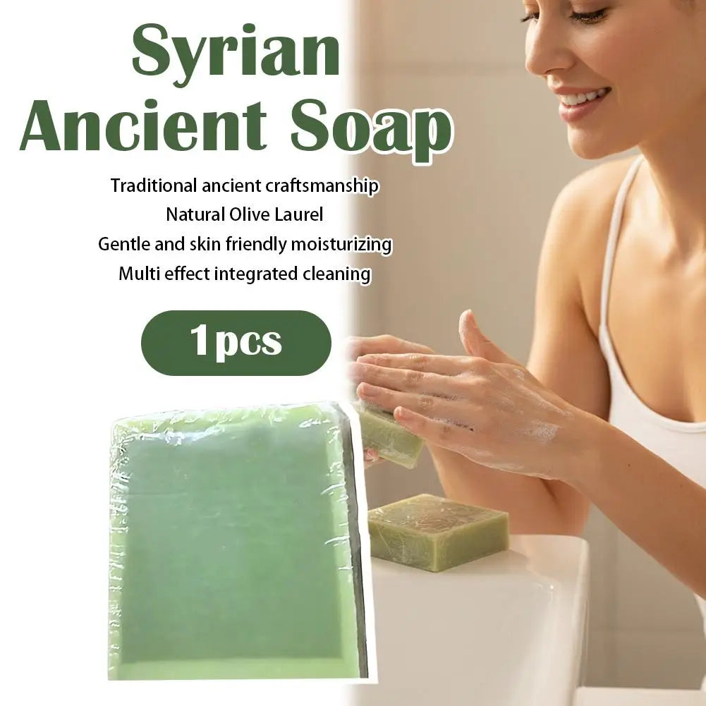 Ancient Soap Natural Skin-Soothing Olive Oil Handmade Soap Set - De-tangling Facial Soap - Gift Set Zpaxo