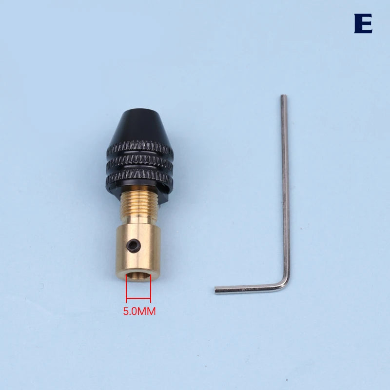 Universal Small Electronic Drill Bit Collet Mini Chuck Tool Fixture Zpaxo E