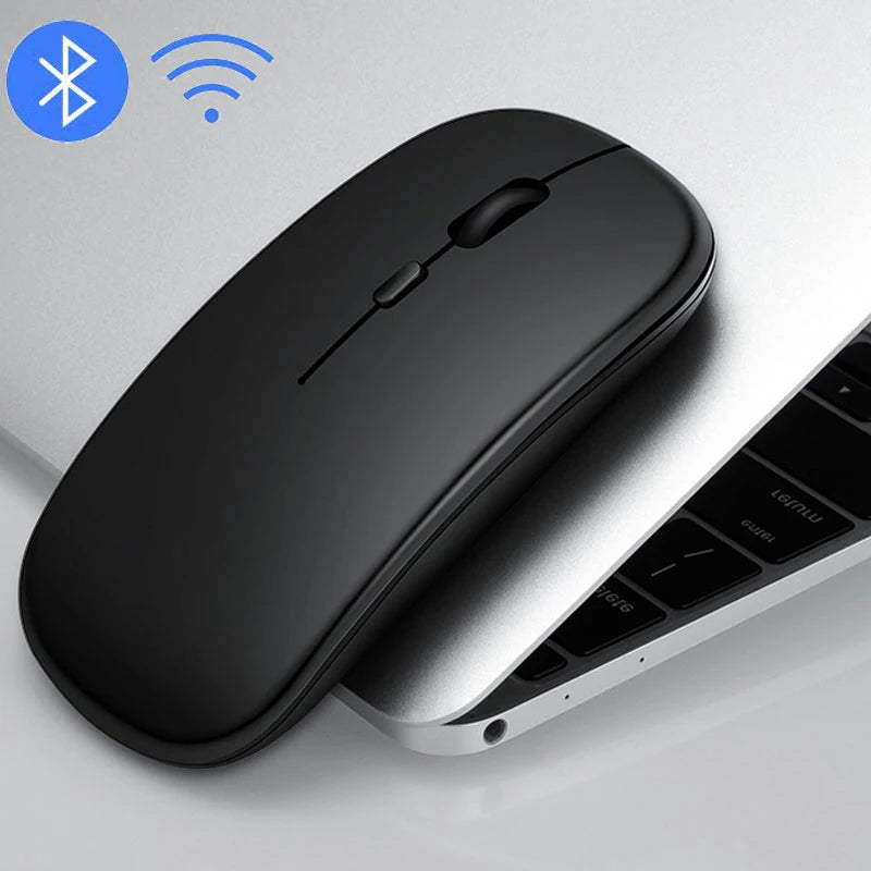 Wireless Bluetooth Mouse Gamer For MacBook iPad Laptop Computer Replaceable Battery Bluetooth Mouse Adjustable 800/1200/1600DPI Zpaxo