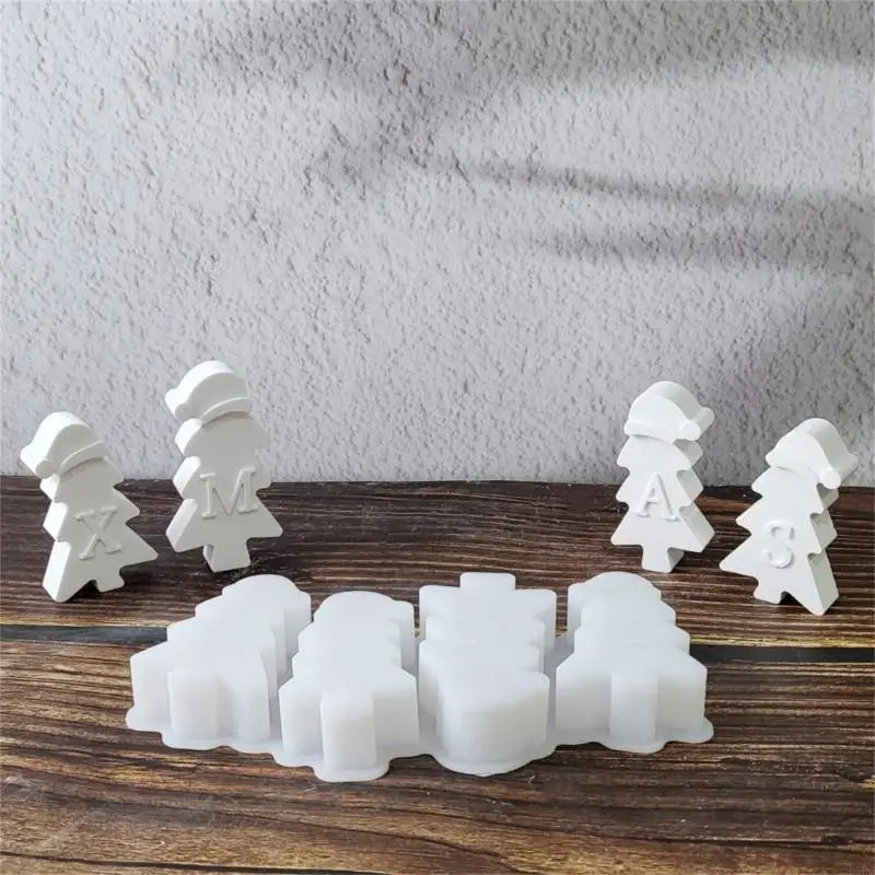 Christmas Tree Hat Molds Casting Silicone Mould Plasters