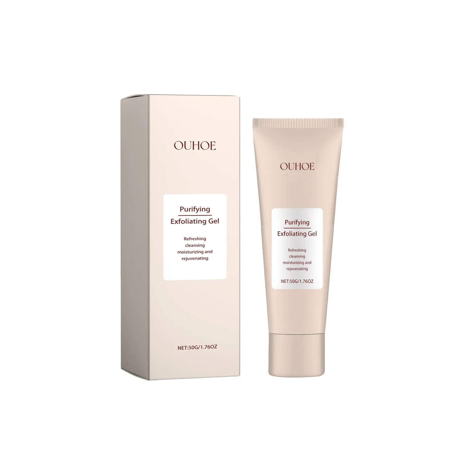 Exfoliating Gel Gentle Cleasning Pore Skin Smoothing Remove Dead Skin Blackhead Removal Cleansing Brighten Peeling Face Scrub Zpaxo 50g boxed