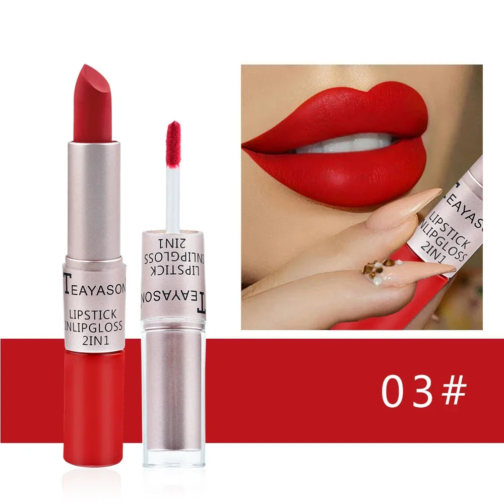 Punk Lipstick Sexy Lip Gloss 1 Tint Waterproof Long Lasting Moisture Zpaxo 3