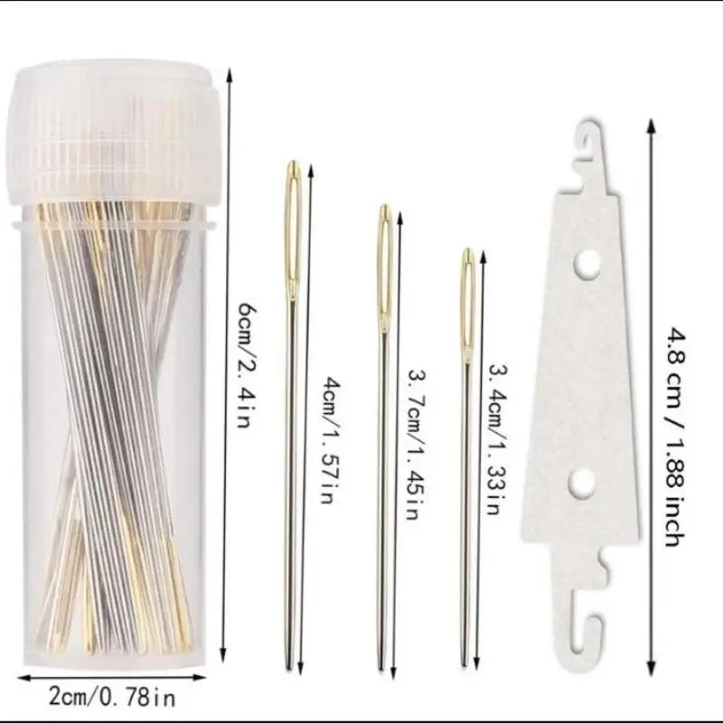 Mini Magnetic Sewing Needle Thread Supplies Accessories Zpaxo 30pcs